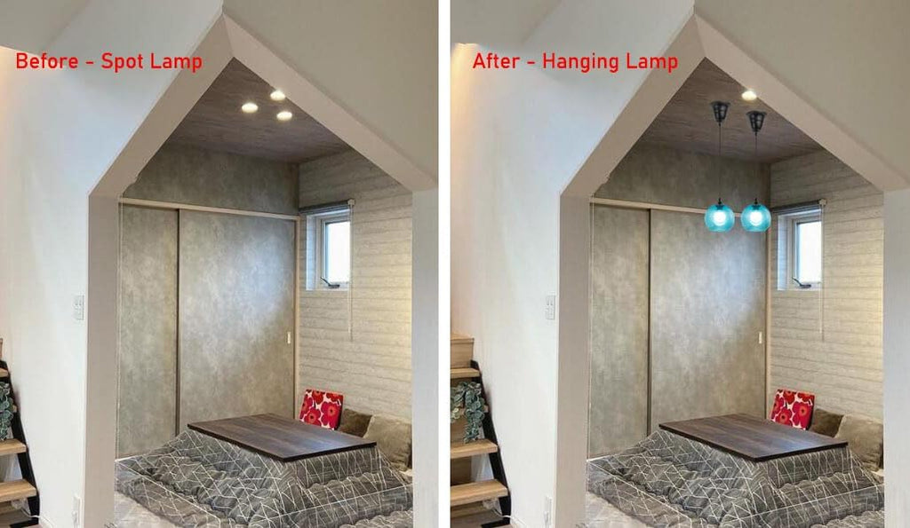 1 Light E26 Connections 3.2ft Adjusted Cord Blue Globe Glass Shade Modern Ceiling Light Replace Recessed Light Conversion Kit for Kitchen Farmhouse Loft