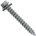 #14 Metal Roofing Screws (500) Screws x 2' Old Town Gray Hex Head Sheet Metal Roof Screw. Self Starting/Tapping Metal to Wood Sheet Metal siding Screws - EPDM Washer. for Corrugated Roofing
