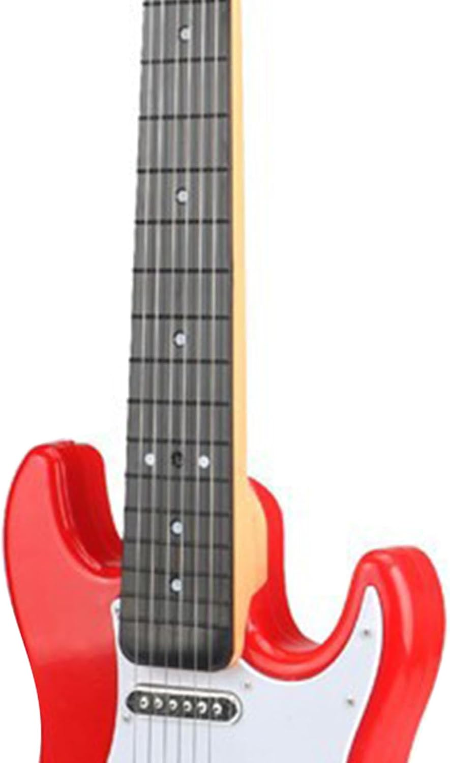 Alomejor Kids Electric Guitar Toy, Multiple Functions Music Toys Guitar Musical Instrument Toys for 3 4 5 Year Old Kids (Red)