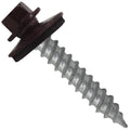 Metal Roofing Screw: (250) 12 x 1-1/2' Burgundy Hex Sheet Metal Roof Screw. Sharp Point Metal to Wood siding Screws. 5/8' EPDM Washer.