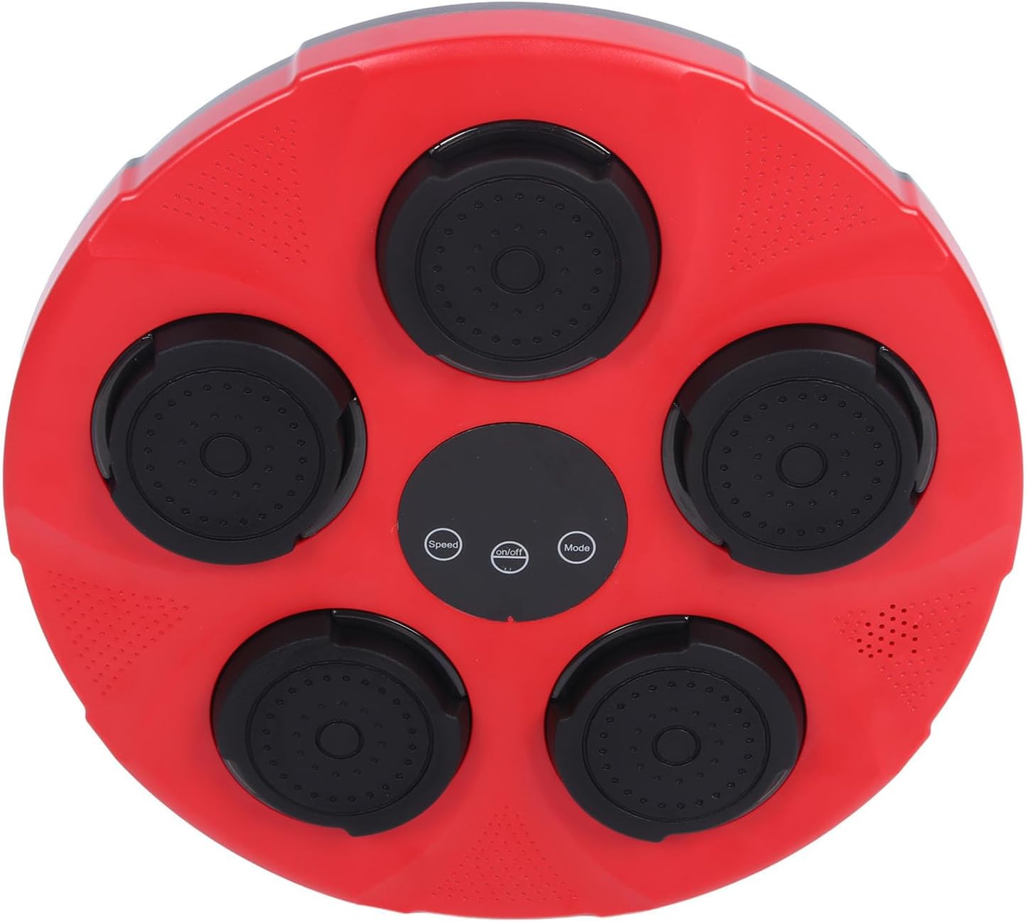 Music Boxing Machine, Anti Impact 2000mAh Electronic Punching Pad Machine Flash Effect Wall Mounted for Indoor for Kids Adults (Red)