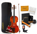 CHRISTINA Muse Acoustic Violins for Beginners 1/2 Full Size Violin with Case, Rosin, Shoulder Rest, Bow, Extra Strings