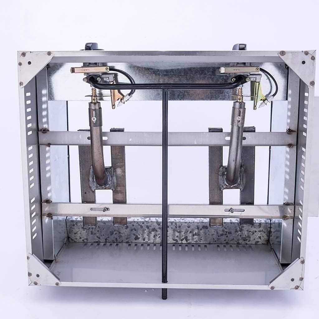Gas Deep Fryer for s Donuts Fish - 20L Large Capacity Commercial Frying Machine with Baskets and Lids, Easy to Clean Kitchen Appliance