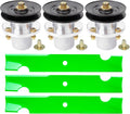 48 inch Mower Deck Rebuild Kit for Bad Boy MZ Magnum MZ Include 3 Spindle 037-2000-00 037-2050-00 3 Blade 033-4820-00, 3 Pulley 038-4826-00