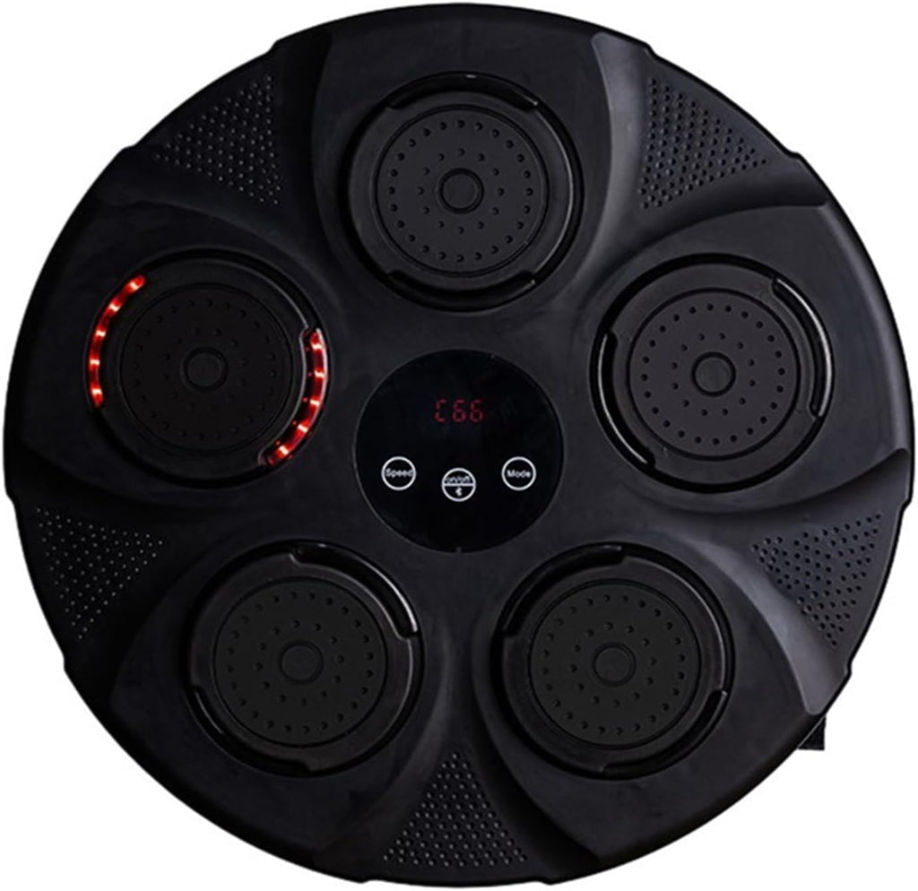 Music Punching, Home Music Boxing Machine Smart Music Boxing Machine Wall Mounted Boxing Machine, Boxing Training Punching Equipment (Black)