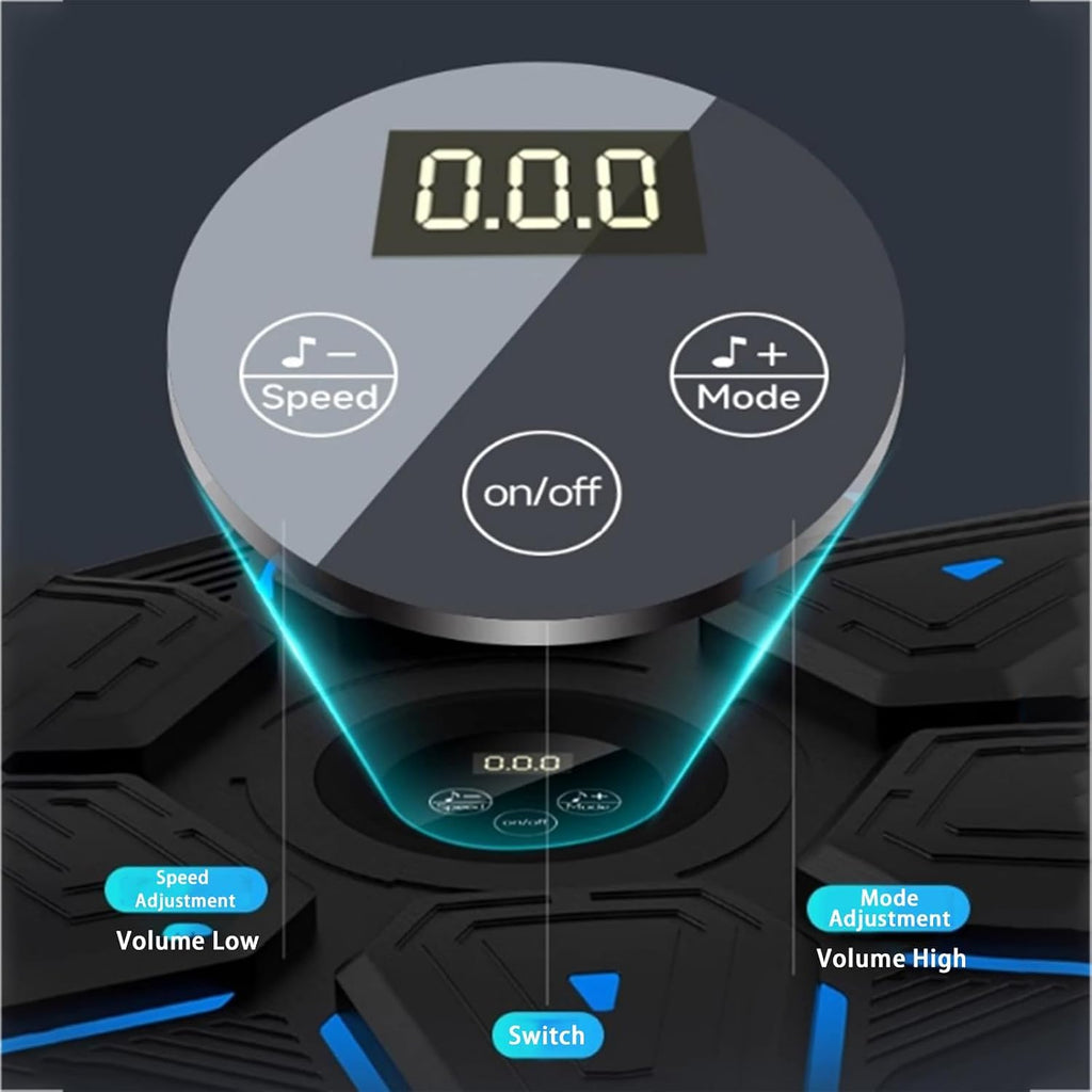 Boxing Target Machine,Wall Mounted Boxing Target,Music Boxing Machine,for Boxing Training, LED Display Connect to Mobile Phone PU Material.Home Boxing Training Equipment for Boxing Enthusiasts