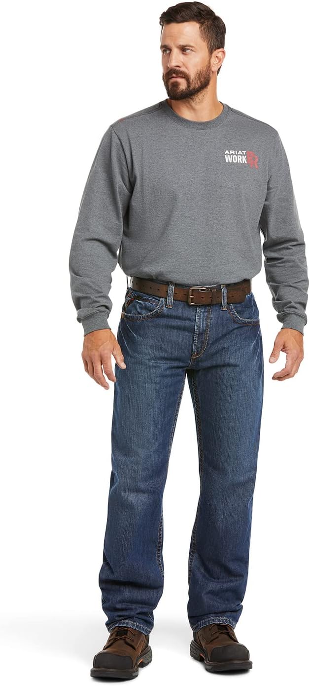 ARIAT Work FR M3 Basic Stackable Straight Leg Jeans in Flint