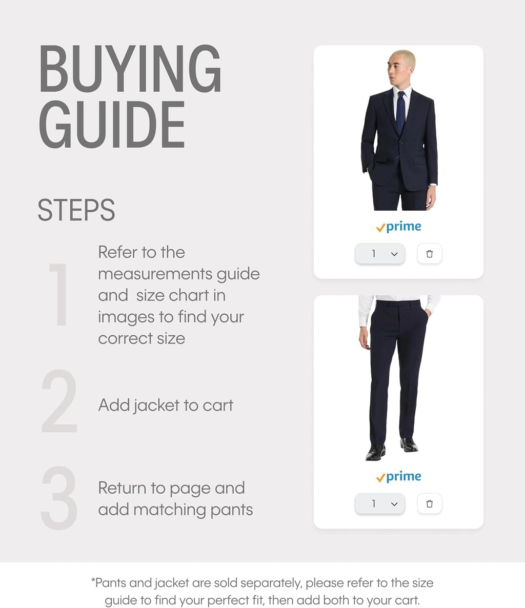 Calvin Klein Men's Slim Fit Suit Separates