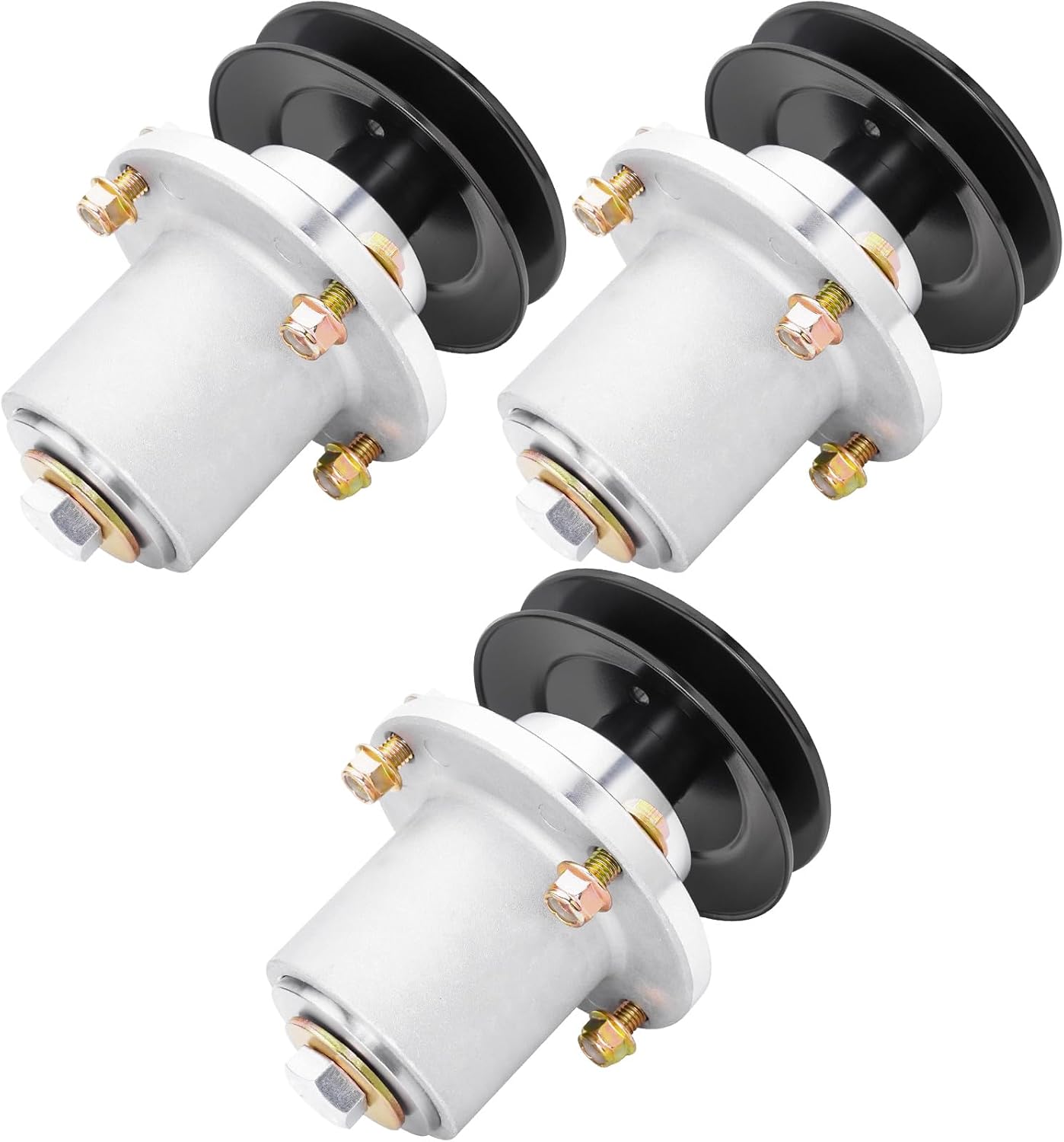 42' 48' Deck Spindle Assembly (037-2050-00 037-2000-00) Pulley (033-4820-00) Fits Bad Boy MZ Mag num MZ Zero Turn Mower (3 Pack)