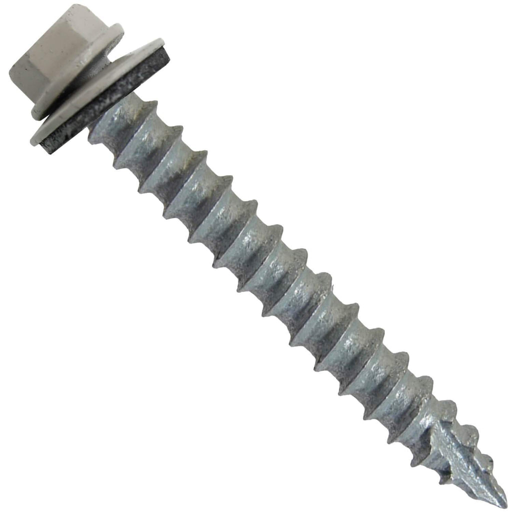14x2 Metal Roofing Screws (ASH Gray) (14X2 MRS CASE) 1,000 Count