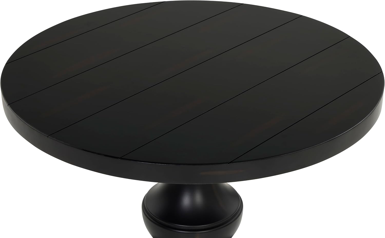 Roundhill Furniture Caesar Traditional Round Pedestal End Table