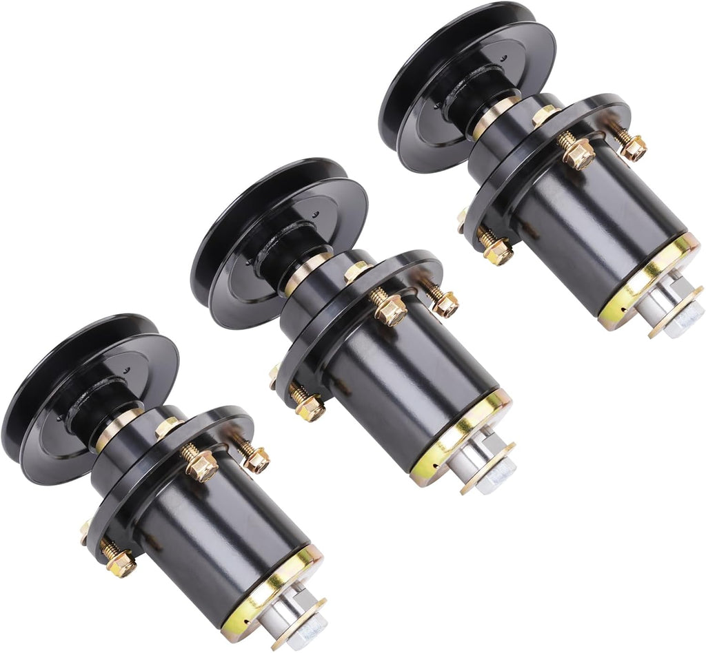 037-6015-50 037-6015-00 Spindle Assembly with 033-6006-00 Pulley - Fits 54 Inch Mower Decks Bad Boy Maverick ZT Elite 54-Inch (3-Pack)