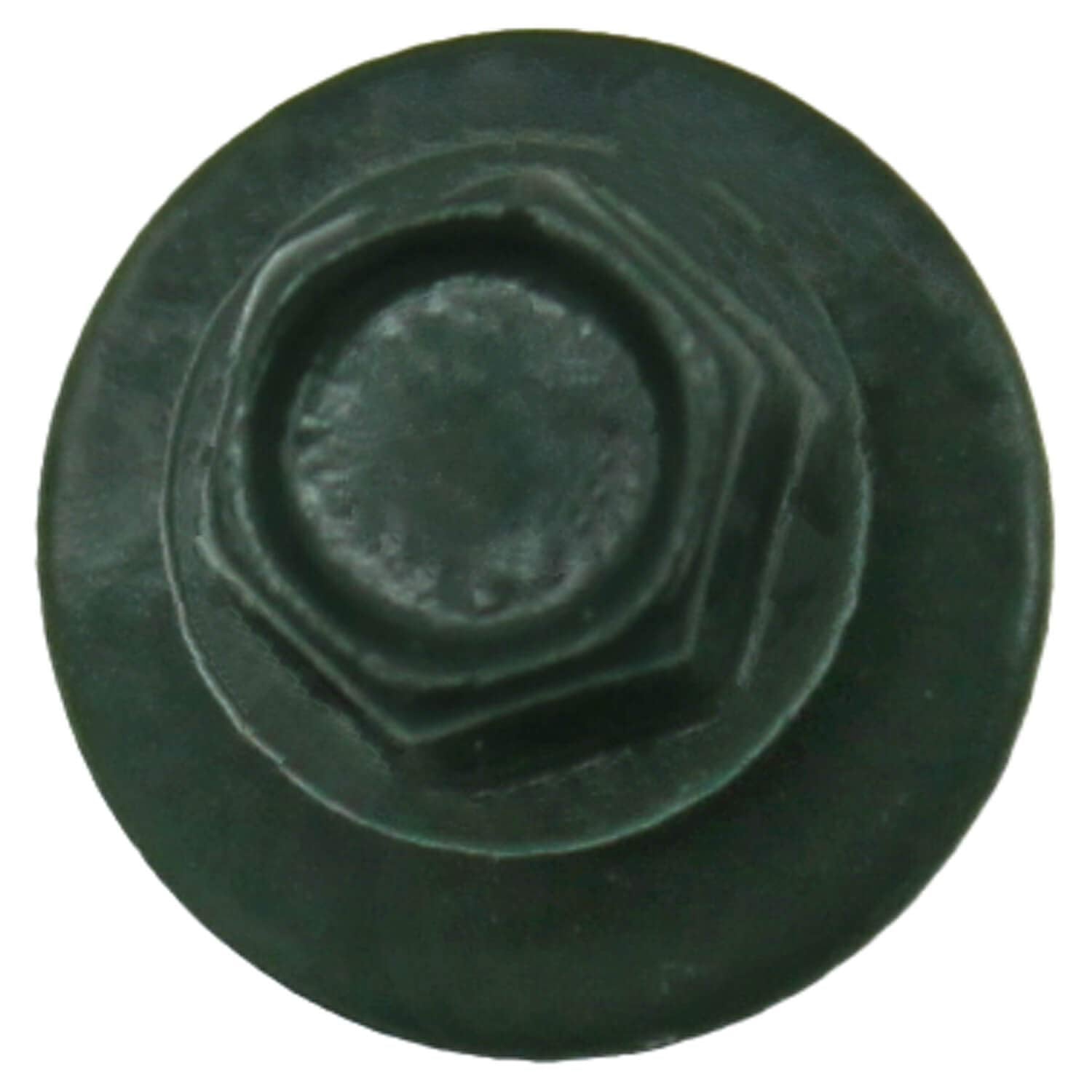 #14 Metal Roofing Screws: (1000) Screws x 1' Hartford Green Hex Head Sheet Metal Roof Screw. Self Starting/Tapping Metal to woodsheet Metal Screws with EPDM Washer. for Corrugated Roofing