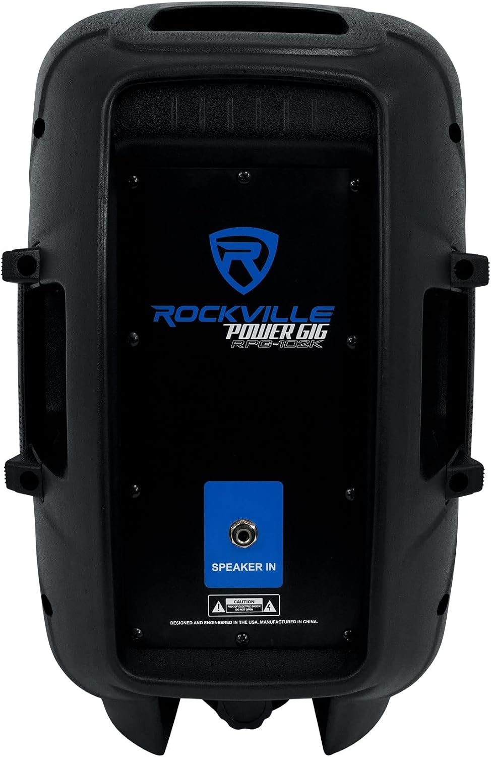 Rockville RPG102K Dual 10' Powered DJ/PA Speaker System with Bluetooth | 1000W Peak / 250W RMS, USB/SD Playback, XLR Output, Mic & Stands Included, Cables, Remote, Bass/Treble EQ, Active/Passive