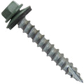 #14 Metal Roofing Screws: (750) Screws x 1-1/2' Hemlock Green Hex Head Sheet Metal Roof Screw. Self Starting/Tapping Metal to woodsheet Metal siding Screws-EPDM Washer. for Corrugated Roofing