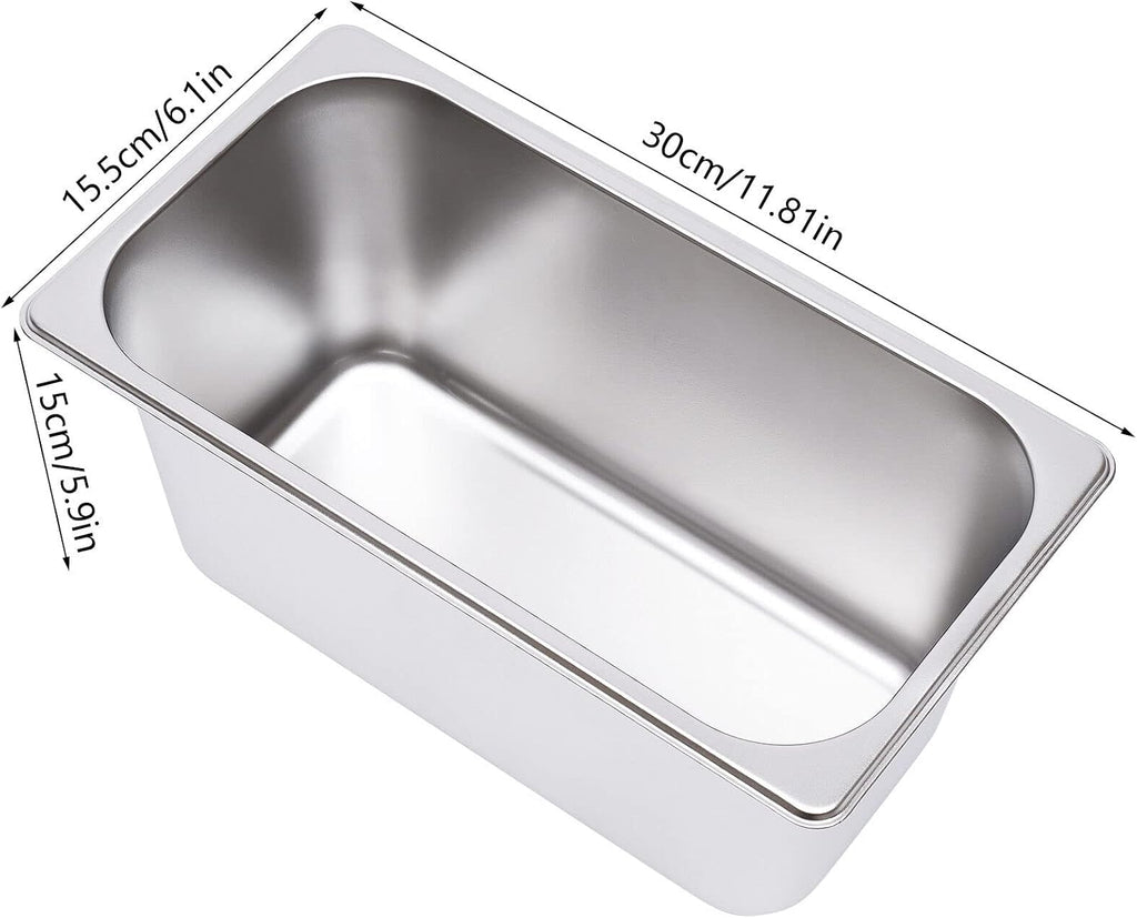 Bain Marie Buffet 4-Pan 850W Electric Steam Table Food Warmer with Lids - Stainless Steel Commercial 21.2Qt(20L) Capacity for Restaurants, Catering, Buffets