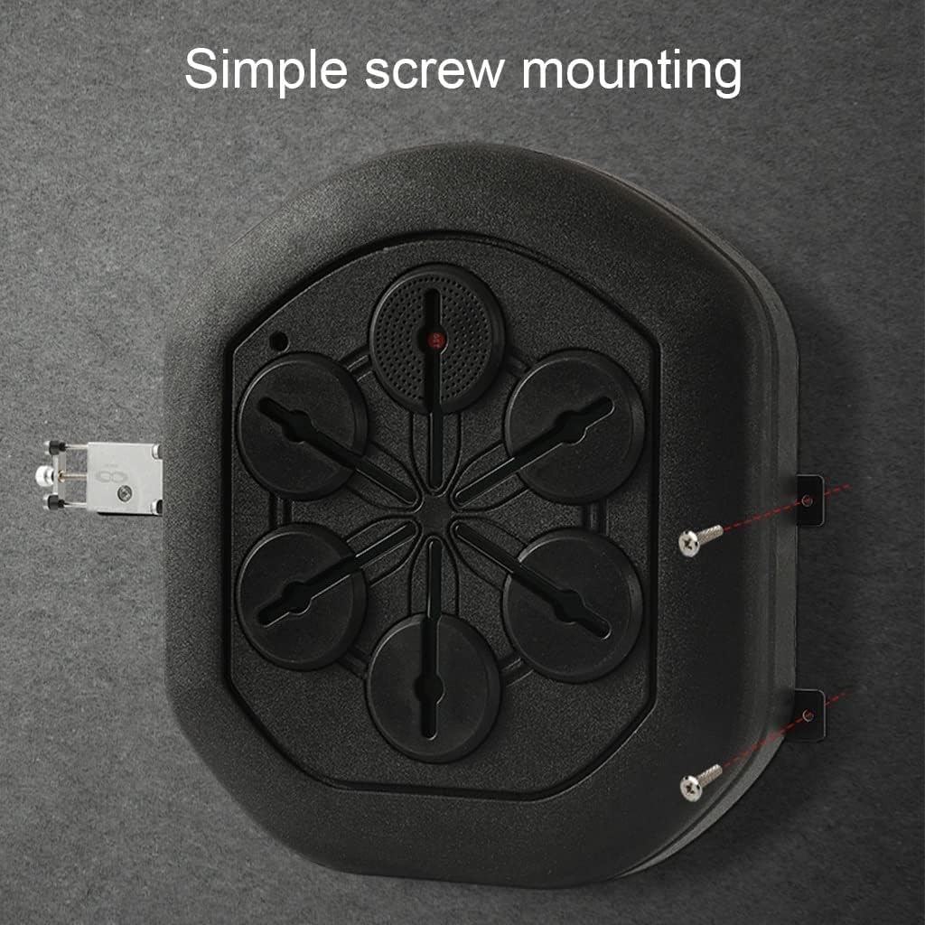 Music Punching, Boxing Machine Wall Mounted Smart Music Boxing Machine with Gloves, Electronic Boxing Target Training Punching Equipment for Home Gym