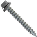 #14 Metal Roofing Screws: (500) Screws x 2' Slate Hex Head Sheet Metal Roof Screw. Self Starting/Tapping Metal to woodsheet Metal Screws with EPDM Washer. for Corrugated Roofing