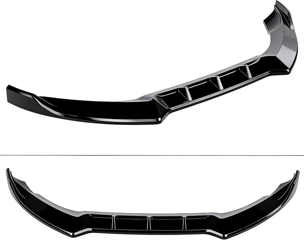 Front Bumper Lip Splitter Compatible with Ford Escape 2013-2016 Accessories Under Chin Spoiler Body Kit Underbody Add On ABS Material Gloss Black