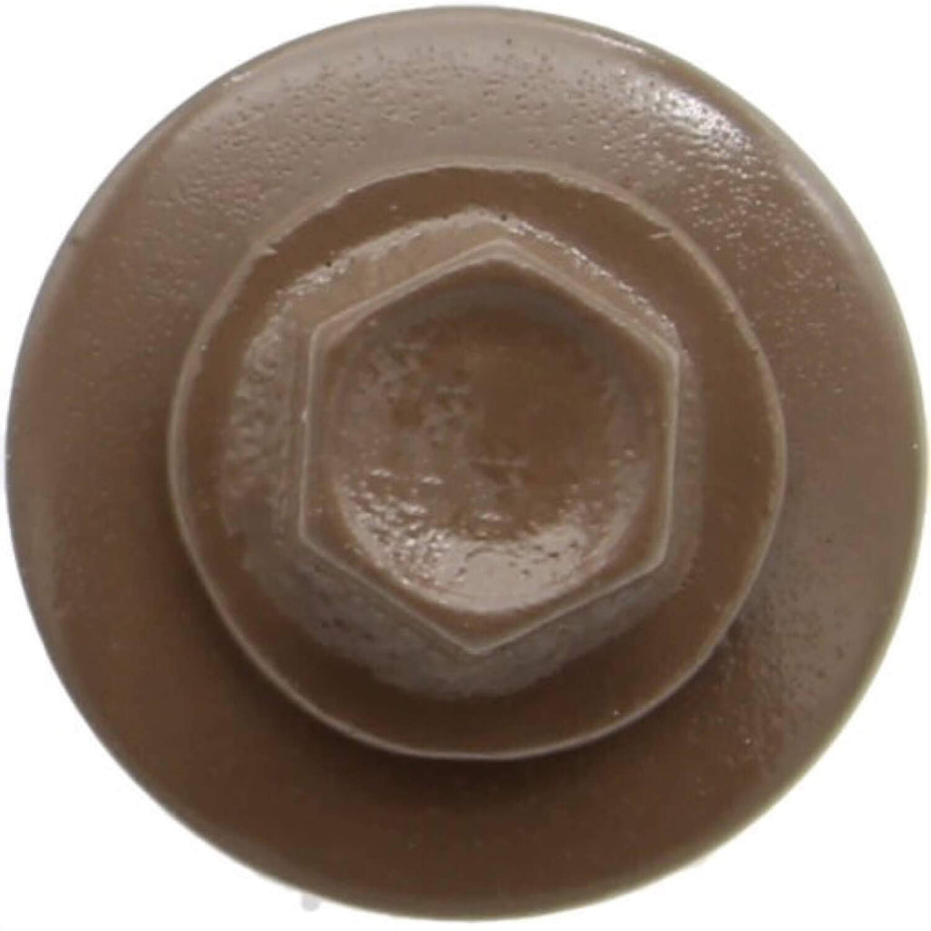 Metal Roofing Screw: (250) 12 x 1-1/2' Light Brown Hex Sheet Metal Roof Screw. Sharp Point Metal to Wood siding Screws. 5/8' EPDM Washer.