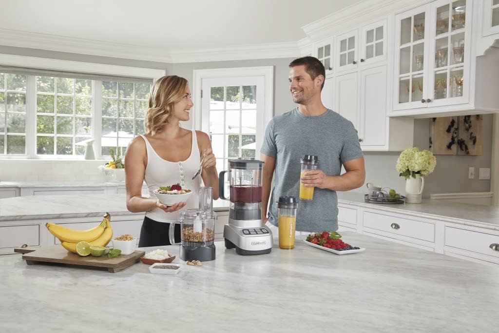 Cuisinart BFP-650P1 Velocity Ultra Trio 1-HP Blender/Food Processor with Travel Cups, Die Cast