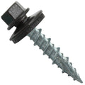 10 x 1 Dark Bronze Metal Roofing Screws - Hex Washer Head- Self-Starting/Tapping - EPDM Washer. 4 X 250 Bags - 1,000 Screws