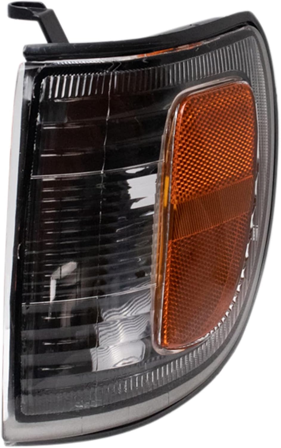 TRQ Performance Driver and Passenger Side Headlight Assembly Set Black Housing Compatible with 99-02 Toyota 4Runner