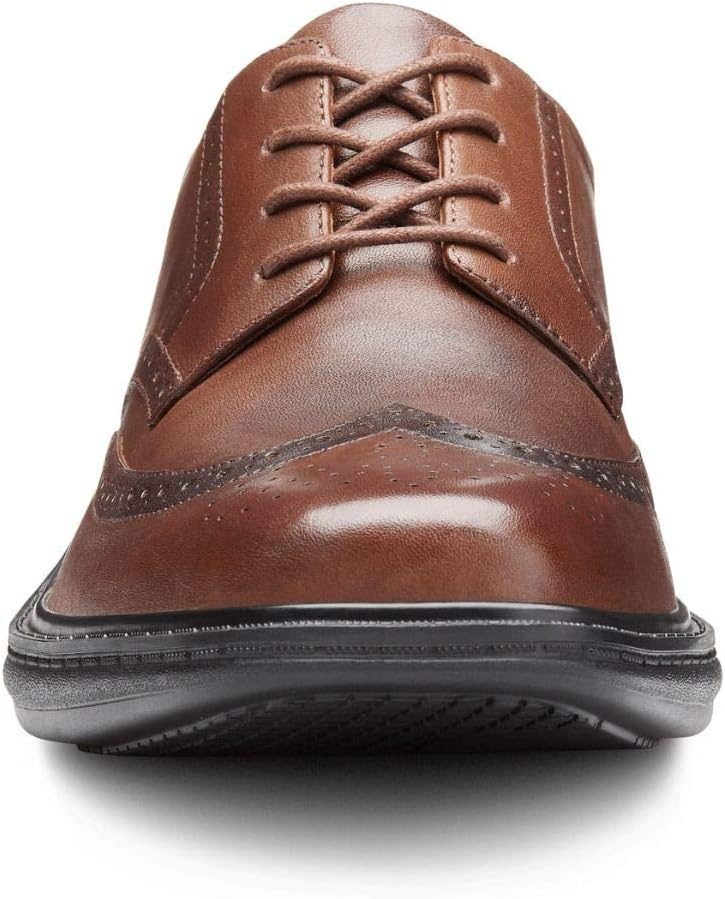 Dr. Comfort Wing Men's Therapeutic Diabetic Extra Depth Dress Shoe Leather Lace