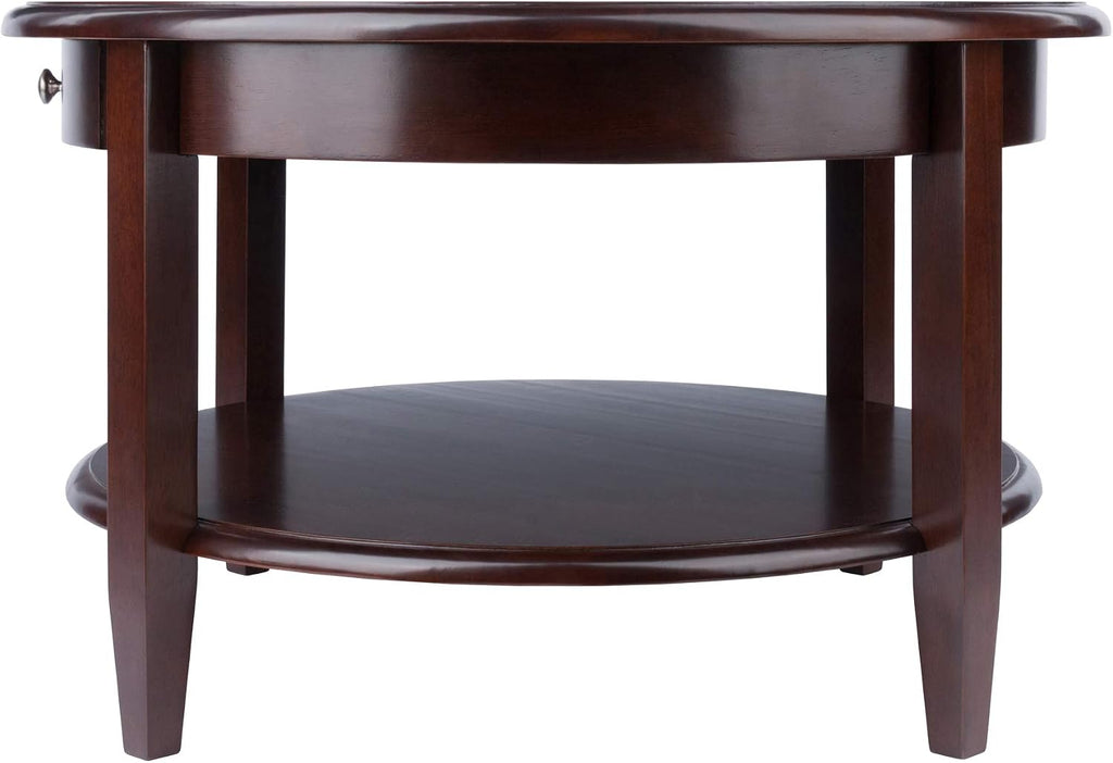 Winsome Wood Concord Occasional Table, Antique Walnut