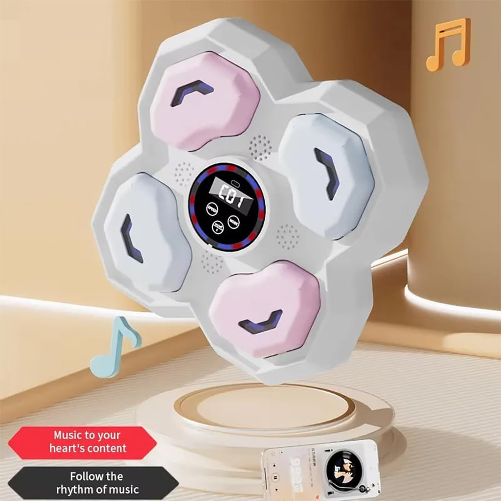 Wall Mounted Music Boxers Kids Boxing Machine Music Boxing Machine Smart Electronic Boxing Target Boxing Punch Equipment for Rhythm Training Improve Reflex Release