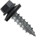 #14 Metal Roofing Screws: (1000) Screws x 1' FAB. Charcoal Hex Head Sheet Metal Roof Screw. Self Starting/Tapping Metal to woodsheet Metal Screws with EPDM Washer. for Corrugated Roofing