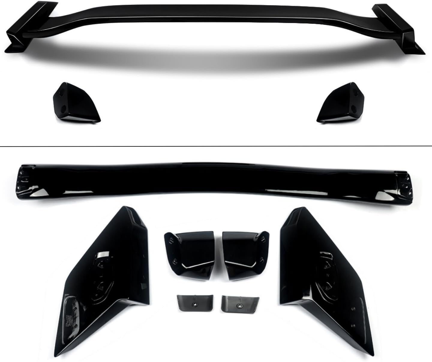 STSEV01 Rear Spoiler Wing Fit for Honda Civic Hatchback 2016-2021 EX/EX-L/LX/Sport/Touring (Hatchback Model only), Glossy Black HighKick Duckbill Type R Style DeckLid Lip Exterior Accessories