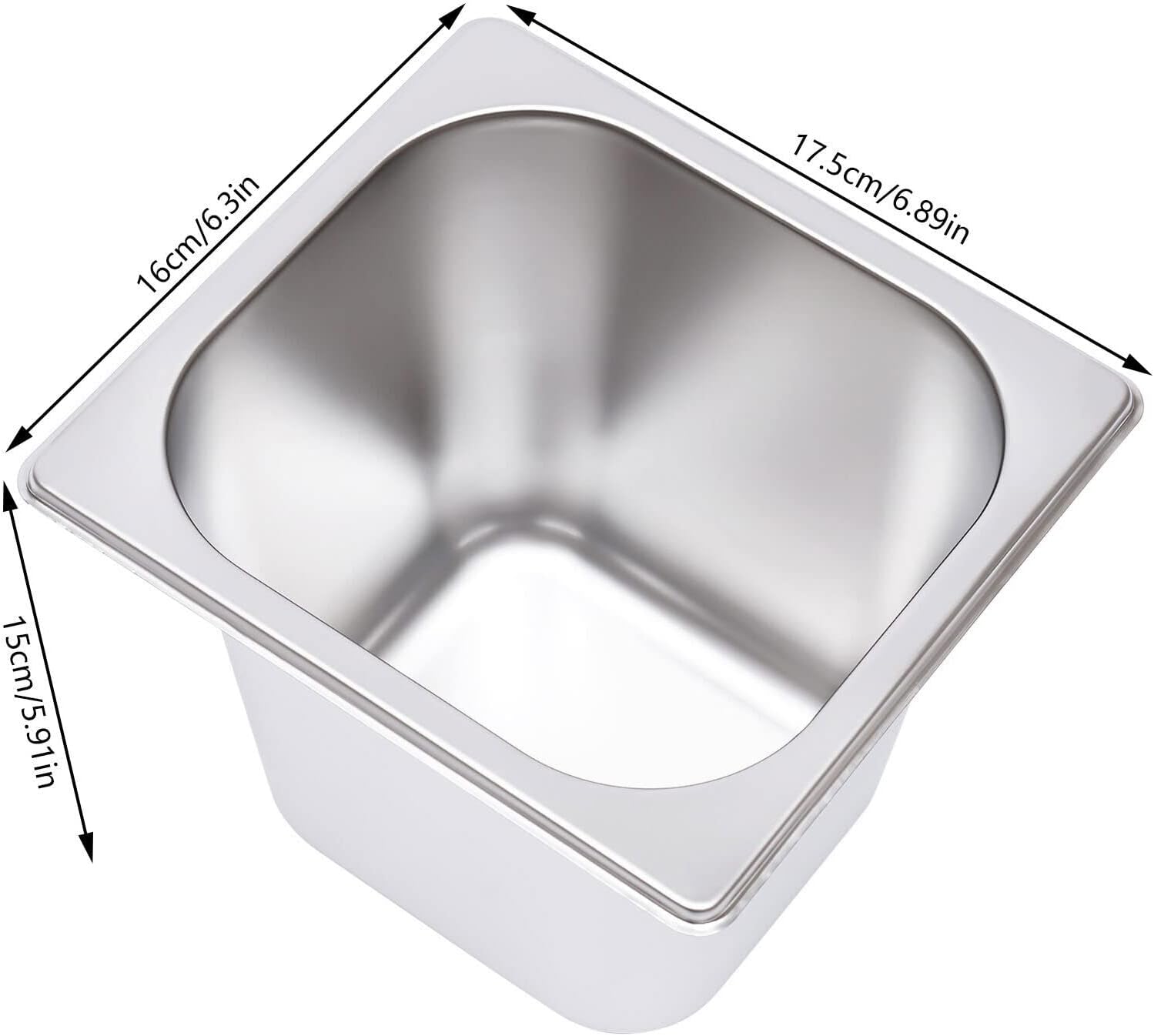 Commercial Bain Marie Food Warmer 5-Pan 600W Electric Countertop Food Warmer 20.2Qt(19L) Large Capacity Stainless Steel Steam Table for Restaurants, Snack Bars, Catering, Buffets