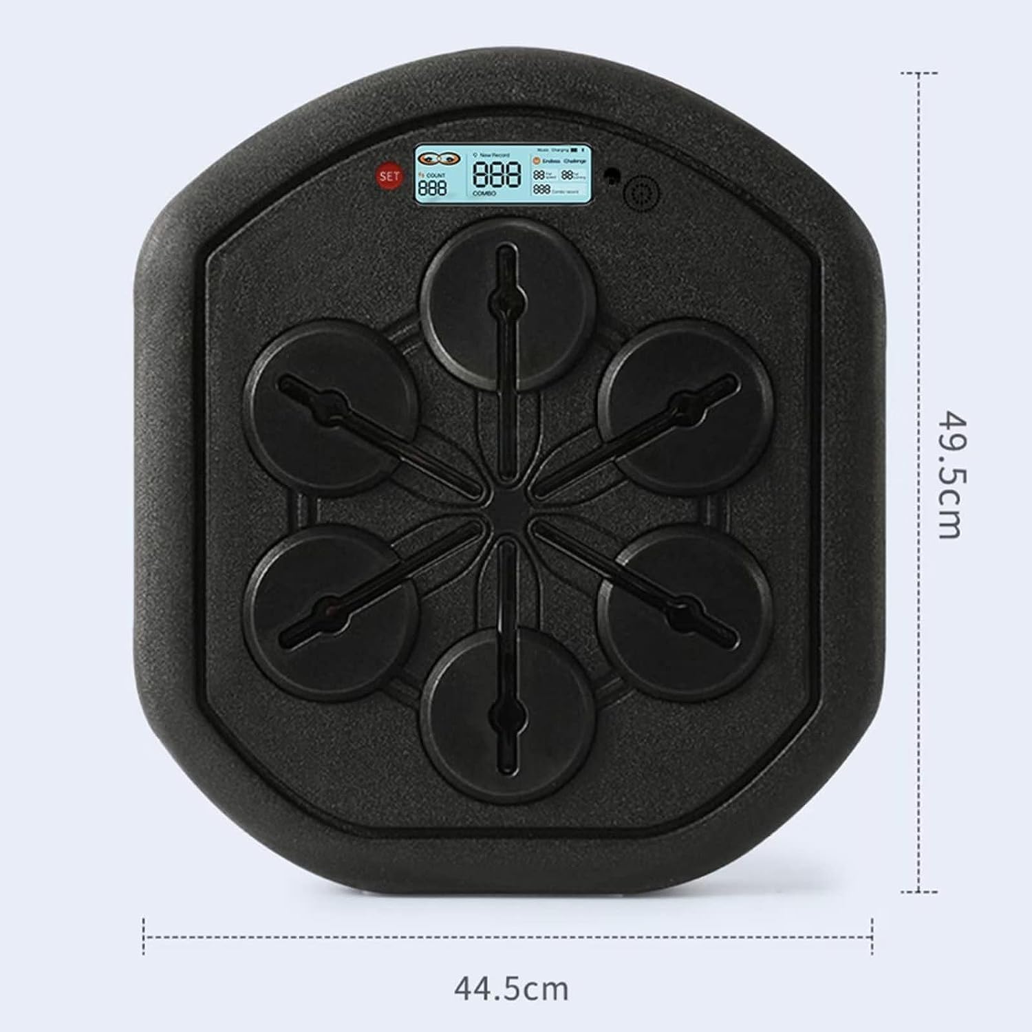 Music Boxing Machine, Music Boxinghine, Adults Boxing Equipment Strength Tester Speed Hand Eye Reaction and Coordination Boxing Equipment for Home Exercise/Stress Release