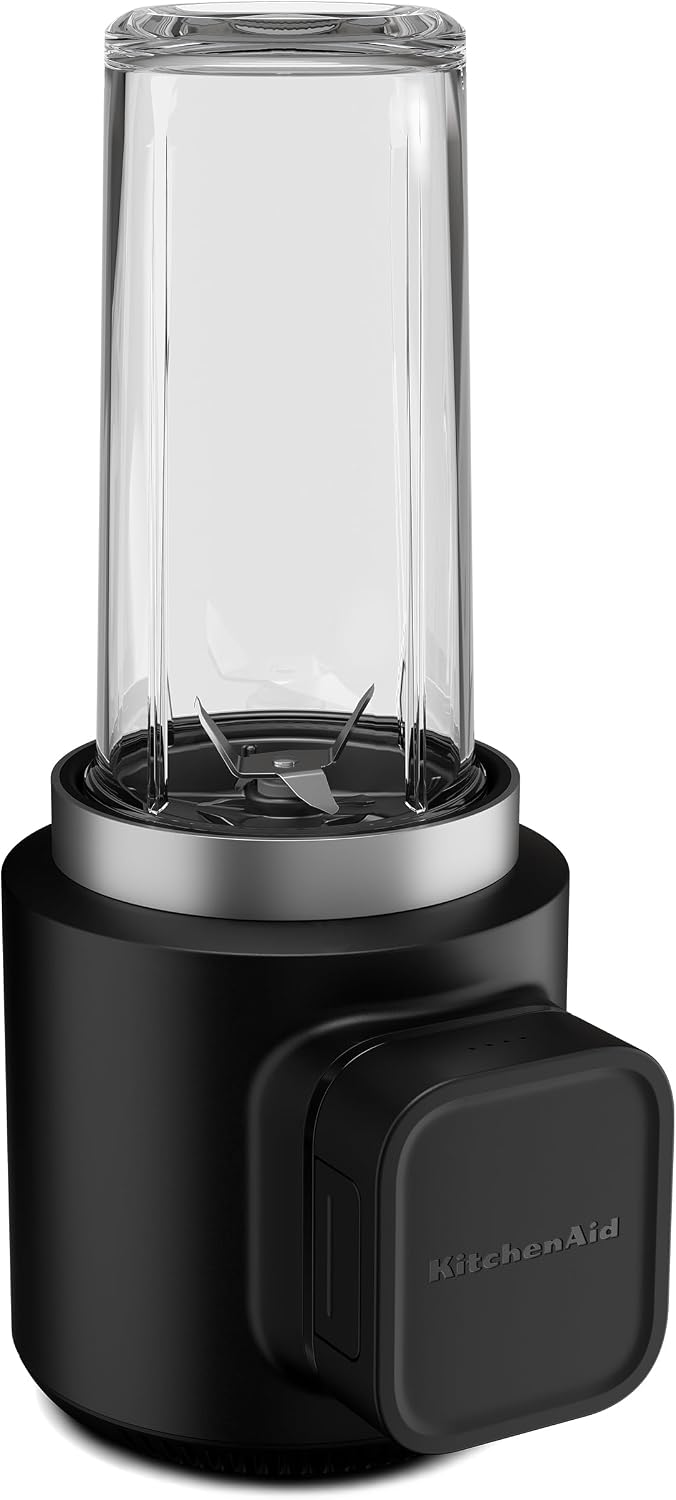 KitchenAid Go™ Cordless Personal Blender - battery included, KSBR256, Black Matte
