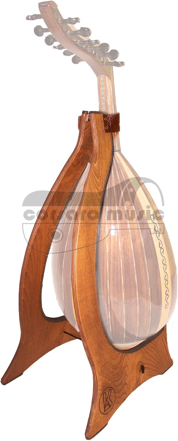 Walnut Stand for Ouds Elegant Portable & Foldable (Fits all Turkish and Arabic Ouds)