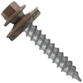 Metal Roofing Screw: (250) 12 x 1-1/2' Light Brown Hex Sheet Metal Roof Screw. Sharp Point Metal to Wood siding Screws. 5/8' EPDM Washer.