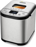 Bread Maker Machine, Automatic Breadmaker, Electric Cooker Toaster Makers, Timer Setting + Keep Warm Setting with 15 Preset Menus, for Kitchen Baking Loaf Dough