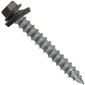 #14 Metal Roofing Screws (500) Screws x 2' Antique Bronze Hex Head Sheet Metal Roof Screw. Self Starting/Tapping Metal to Wood Sheet Metal siding Screws - EPDM Washer. for Corrugated Roofing