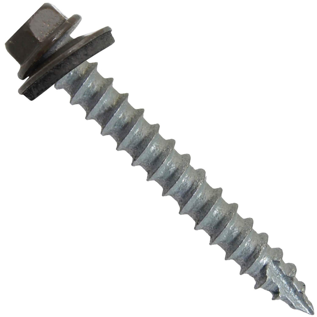 14x2 Metal Roofing Screws (Antique Bronze) (14X2 MRS CASE)