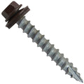 #14 Metal Roofing Screws (750) Screws x 1-1/2' Mansard Brown Hex Head Sheet Metal Roof Screw. Self Starting/Tapping Metal to Wood Sheet Metal siding Screws-EPDM Washer. for Corrugated Roofing