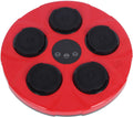 Music Boxing Machine, Anti Impact 2000mAh Electronic Punching Pad Machine Flash Effect Wall Mounted for Indoor for Kids Adults (Red)