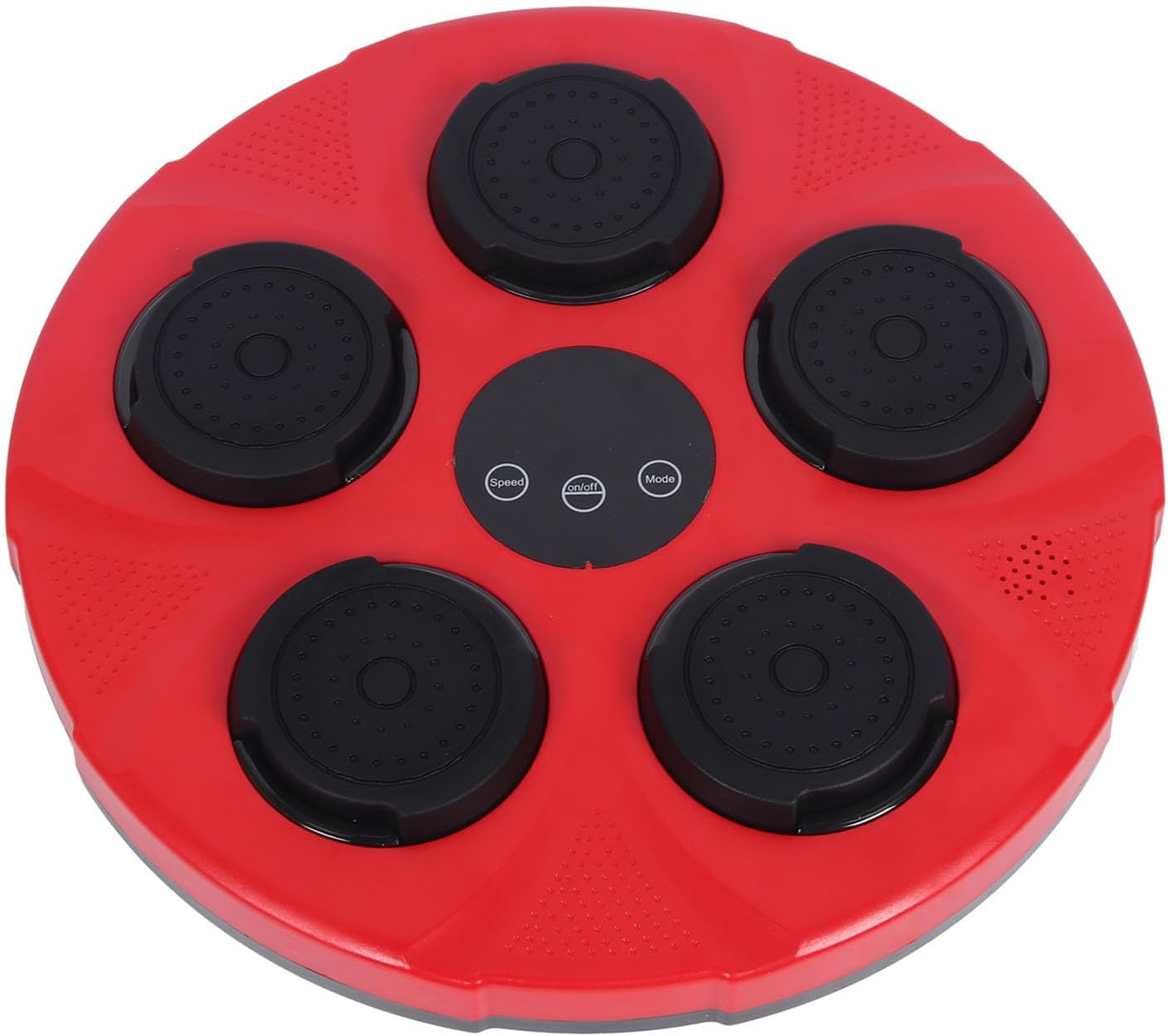 Music Boxing Machine, Anti Impact 2000mAh Electronic Punching Pad Machine Flash Effect Wall Mounted for Indoor for Kids Adults (Red)
