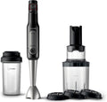Philips ProMix Viva Collection Handblender, 300W Blending Power, SpeedTouch, Easy & Intuitive, On-the-Go Tumbler, Black & Stainless Steel, (HR2629/91)