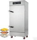 Commercial Electric Steaming Cabinet 8 Trays Intelligent Food Steamer Stainless Steel with Timer Appointment, Auto Water Refill, Anti-Dry for Restaurant/Canteen/Hotel Kitchen 220V 9KW 3PH