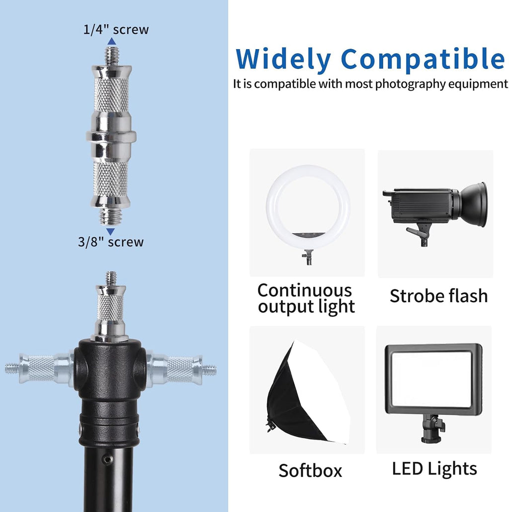 25 '' Ring Light Wall Mount with Phone Holder, Rotatable Triangle Boom Arm Overhead Light Stand for Photography Lighting Studio, Live Streaming, Salon, Barber Light, Beauty Tattoo Light