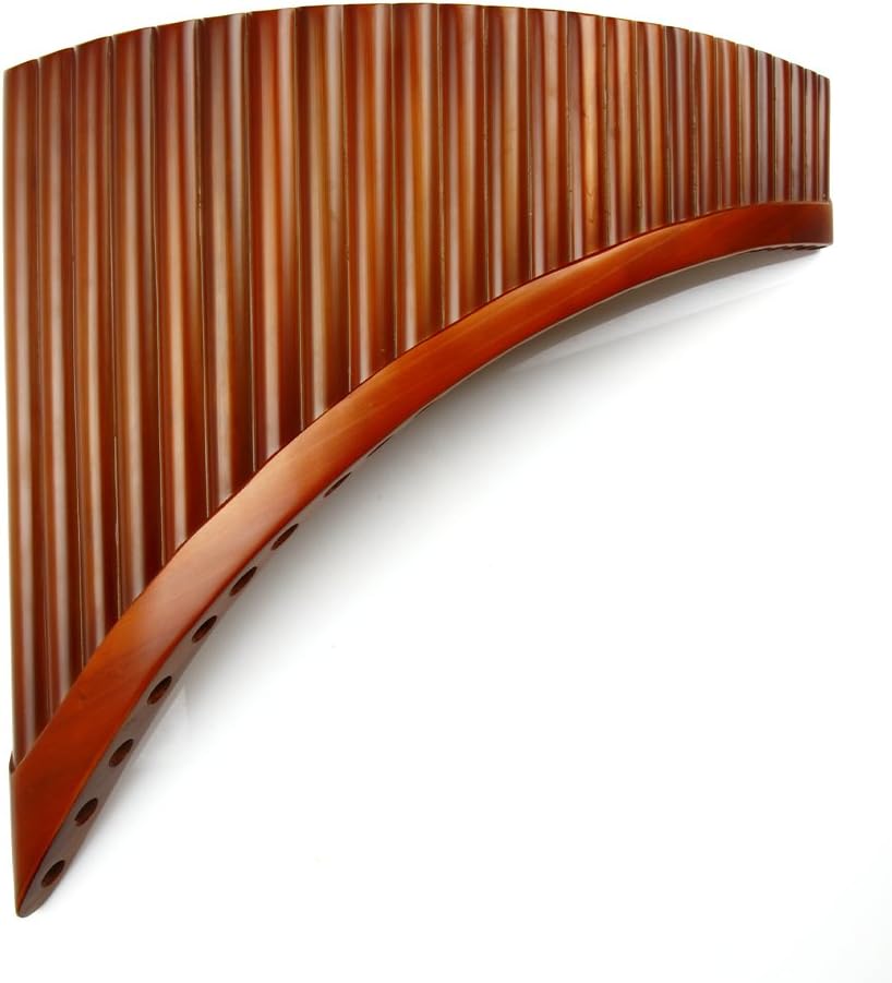 25 Pipes C Key Pan Flute Chinese Traditional Musical Instrument Pan Pipes Easy to Learn (Right Hand)