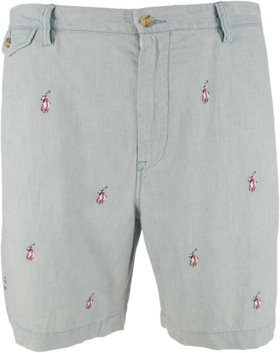 Men's Classic Fit 9-Inch Inseam Shorts-Multi-33