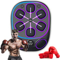Smart Music Boxing Machine - Interactive Wall Mounted Punching Bag with Music Sync, 9 Training Modes, 9 Speeds & LED Display, Cardio Equipment for Home Gym Workouts,Fullgloves