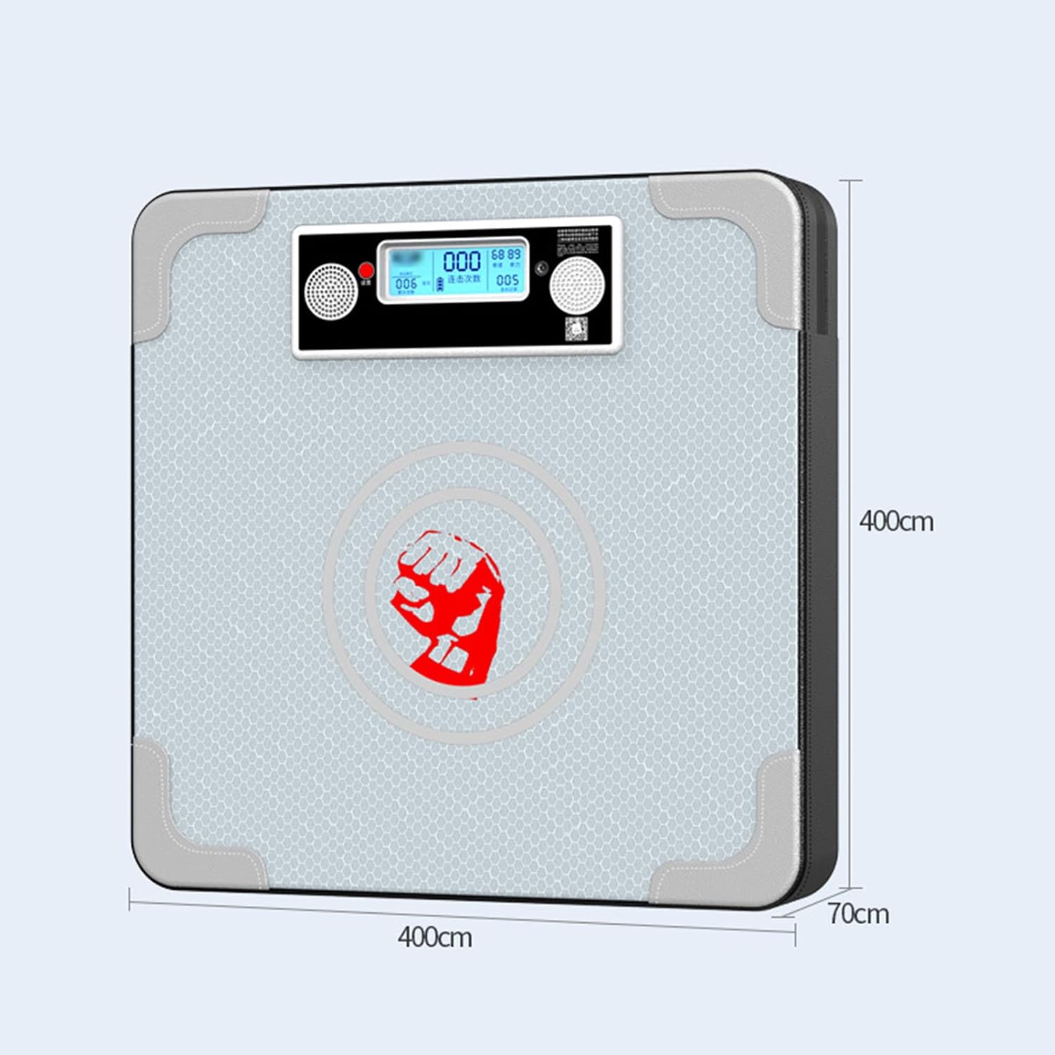 Boxing Machine Boxing Punch Force Tester, Home Wall-Mounted Punch Wall Pad Target, LCD Display The Number of Strikes with Light and Music